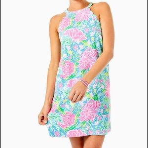 EUC Lilly Pulitzer Tabby shift in Zanzibar Bunny Blue 💕